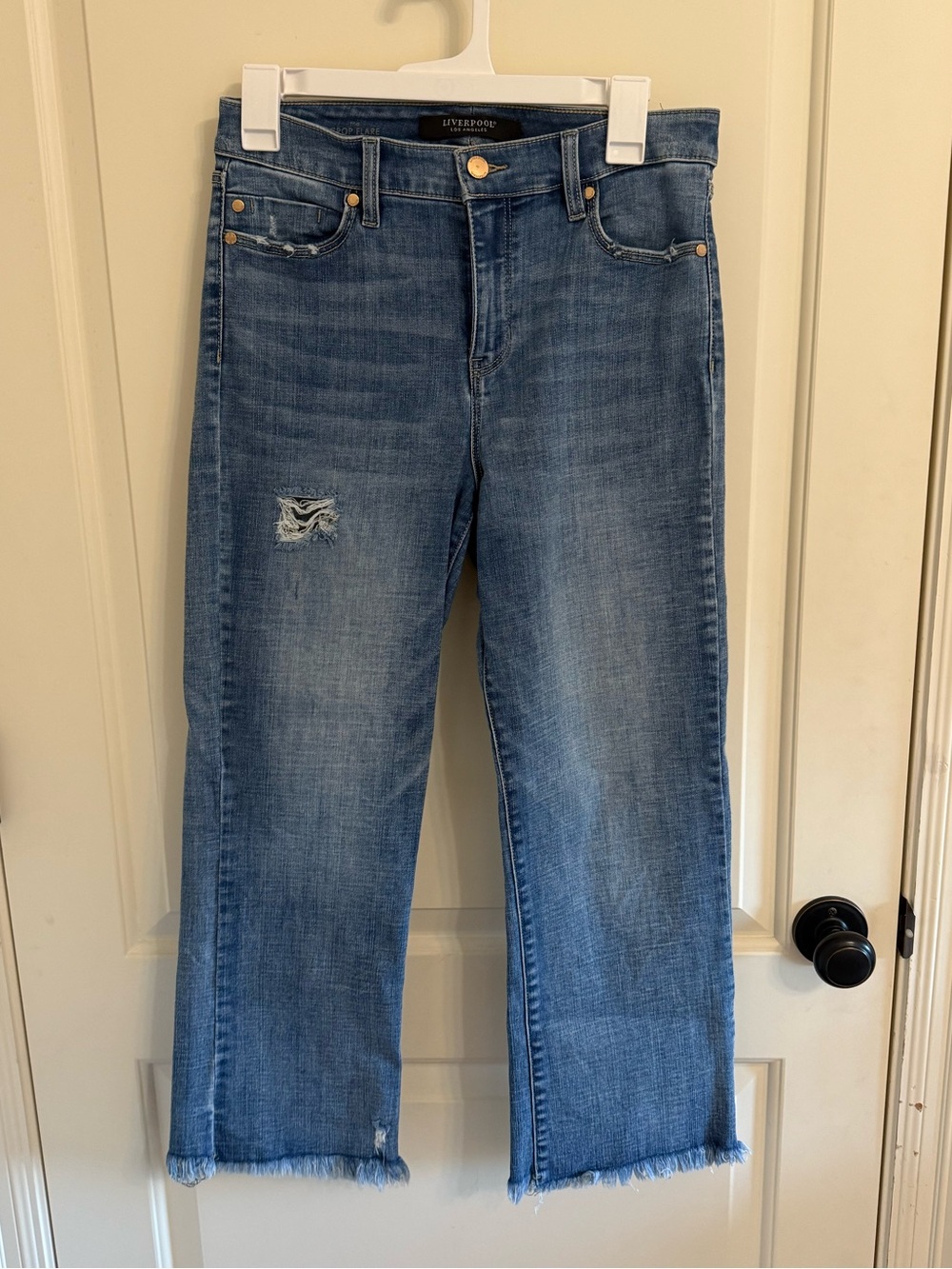 Liverpool The Crop Flare Jeans